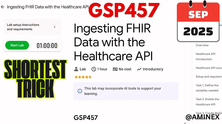 [NEW 2025] Ingesting FHIR Data with the Healthcare API | #GSP457 | #qwiklabs | #arcade 🏥📊