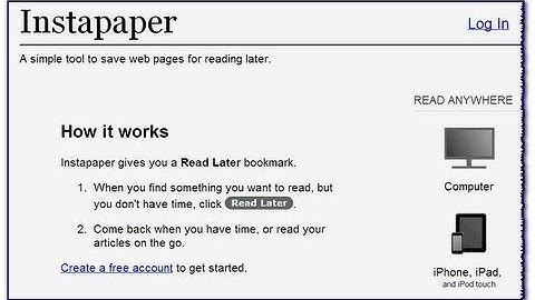 Instapaper: Offline Web Pages for Tablets, Smartphones