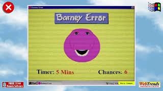 Barney Error: 95 Edition Gameplay | A Classic Barney Error Experience