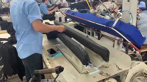 ủi rẽ sườn, dàng quần tây tại công ty may Hòa Thọ Đà Nẵng