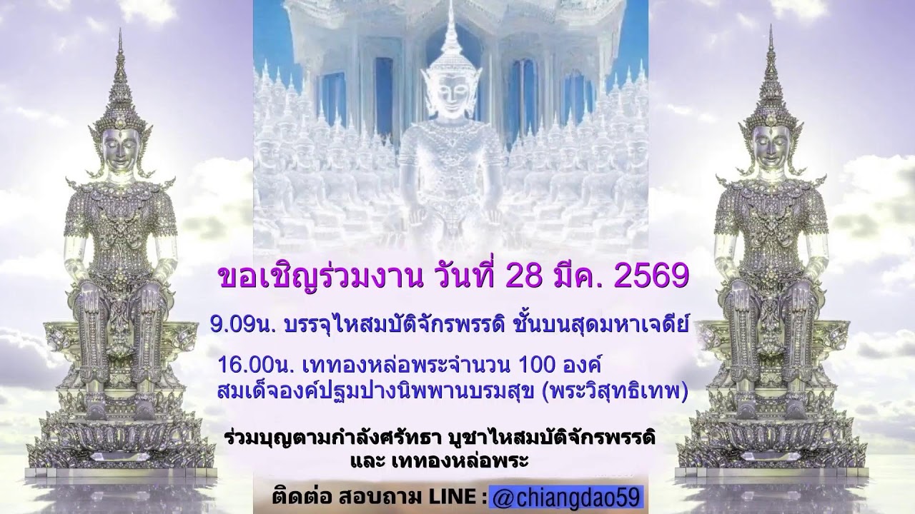 วันที 6 มีนาคม พศ. 2569 บันทึกกำลังจักรพรรดิรอบเวลา  18.00-19.00 น.