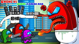 어몽어스 48화 | Among Us Vs. Camera Man Toilet Monster All Bosses | Among Us Animation