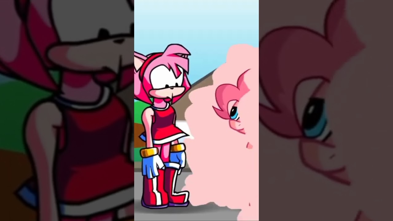 FNF Side by Side Comparison |  Amy VS Pinkie Pie | Funkin' Is Magic Extras