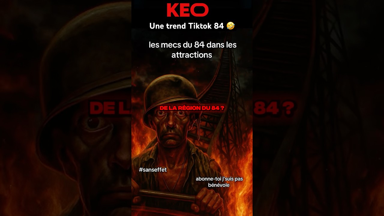 UNE TREND TIKTOK POUR SE MOQUER DU 84 😨 (les pauvres..) #shorts #drama #trend #trendtiktok #tiktok