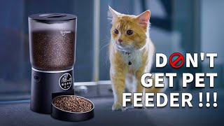 Don't Get Automatic Pet Feeder Until You Watch This! | TCCBAC Pet Feeder Review.