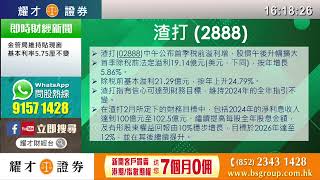 耀才財經台 全日總結 林芷彤  恒指收市報18207點，升444點，成交額約1159億