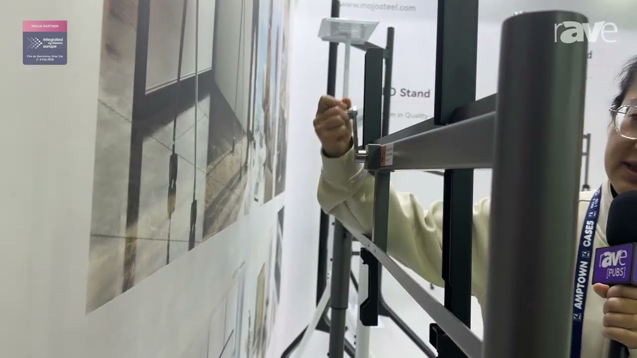 ISE 2026: MojoSteel Demos Retro-LT TV Stand
