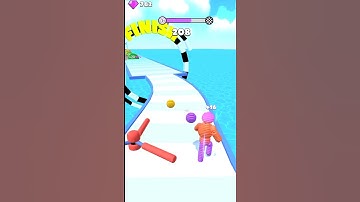 Rope Man Run Lvl - 52 #Shorts Android/ios