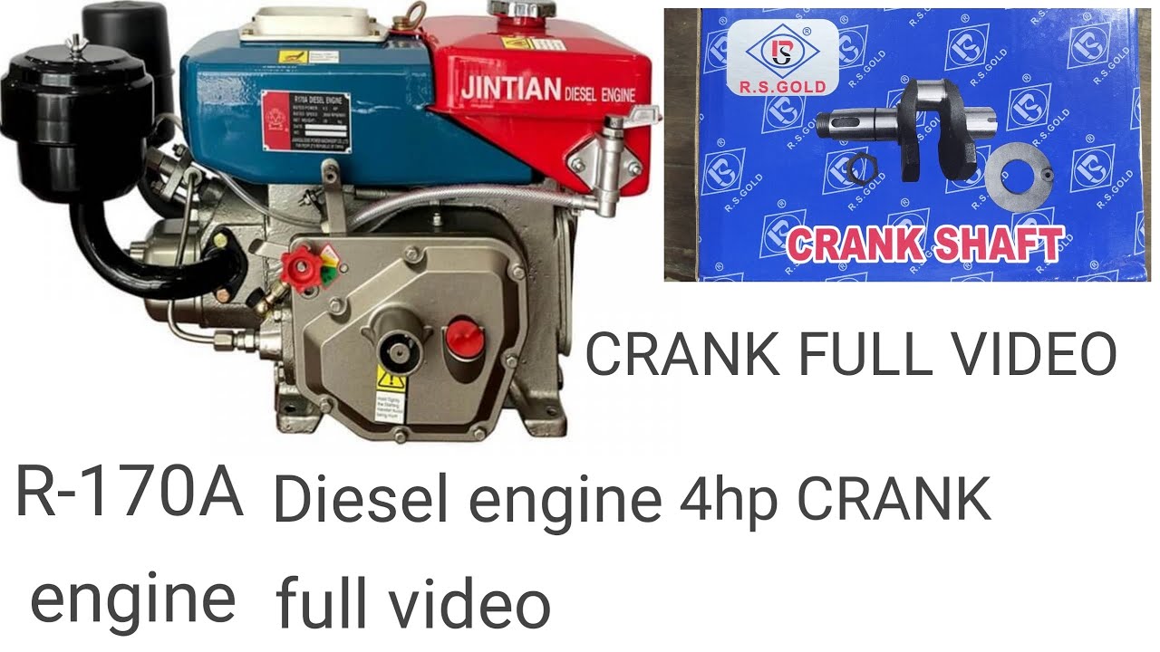 New R170A Diesel  Engine CRANK SHAFT price janiye video full | New R.S GOLD Crank shaft price janiye