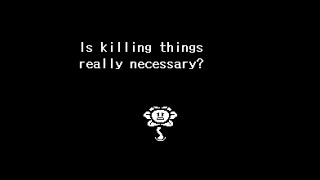 Flowey Encounter (First Neutral Ending EXP Earned)