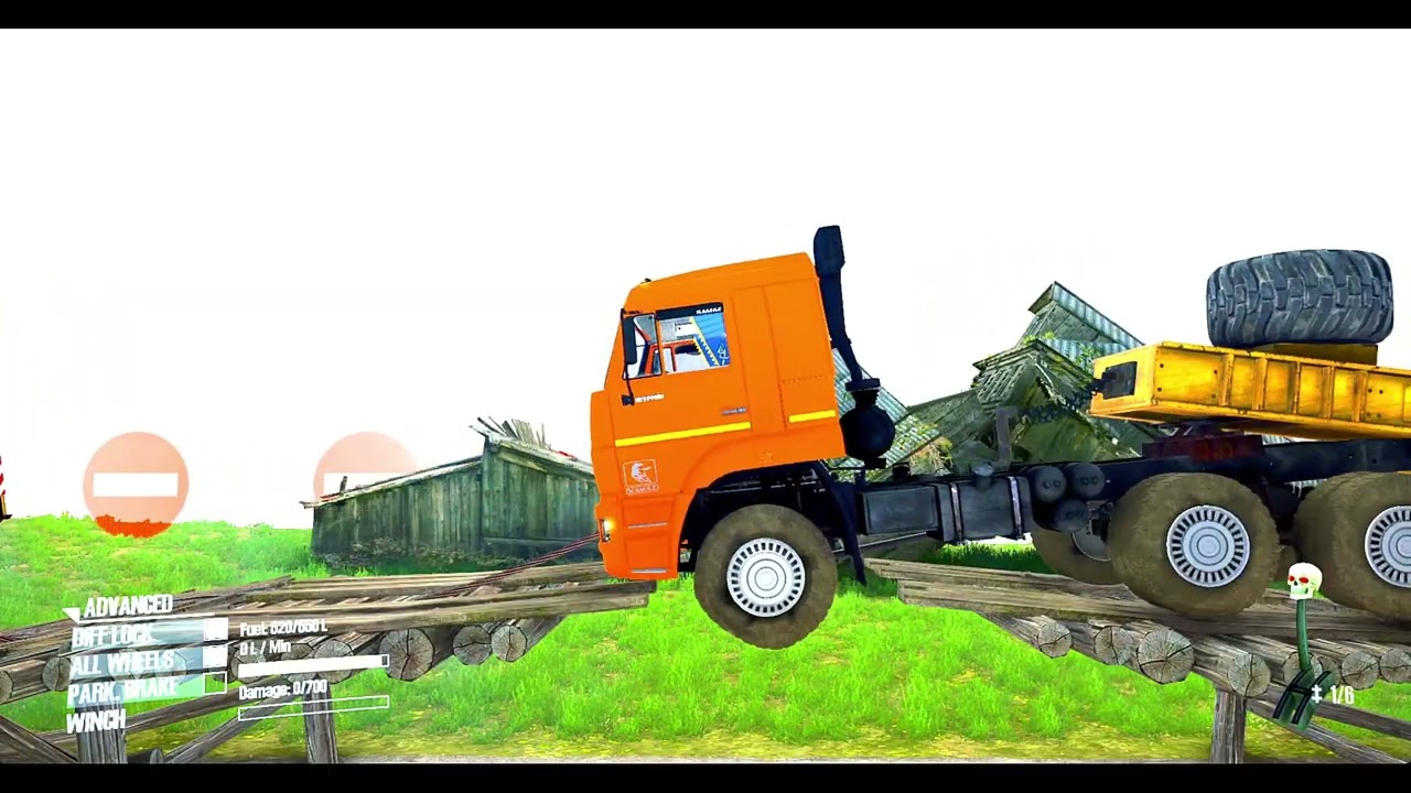 Spintires: MudRunner Truck Mod Gameplay | Deep Mud Skill Test Challenge day4 