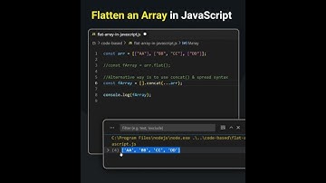 How to Flatten an Array in JavaScript