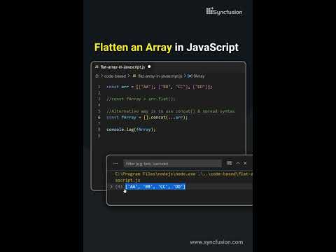 فيديو: كيف تفرغ مصفوفة في JavaScript؟