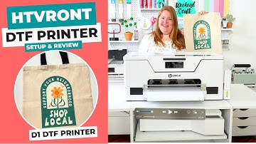 How to Setup the HTVRONT D1 DTF Printer and Review