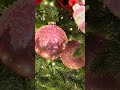Raz 4" Set of 3 Icing Drizzle Ball Glass Christmas Ornament 4623110