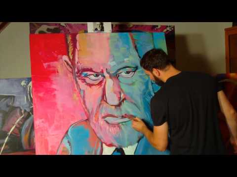 roberts-artwork:-sigmund-freud---porträt