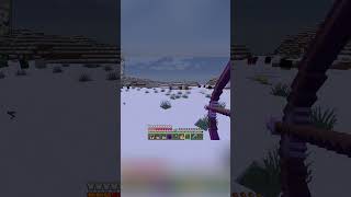 Snowy Biome Survival: Stray Takedown &amp; Mod Pack Hunt! #shorts