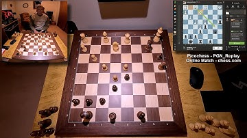 Chess - Picochess Replay of a chess.com Match