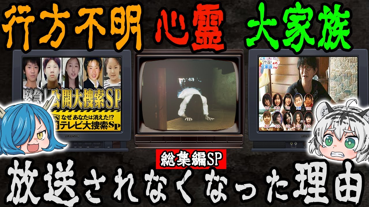 【総集編】行方不明、大家族、心霊番組が放送されなくなった理由について