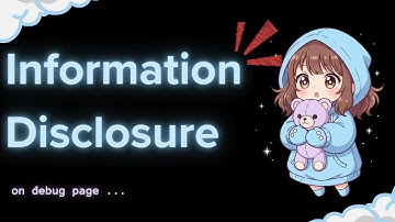 Information Disclosure on debug page