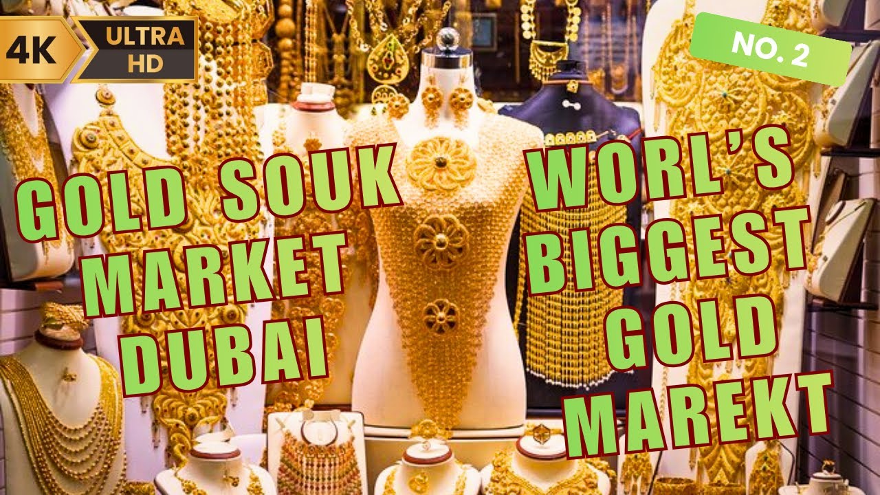 Dubai Gold Souk Market | World’s Biggest Gold Market Only in Dubai | ( 4K ) Walking Tour