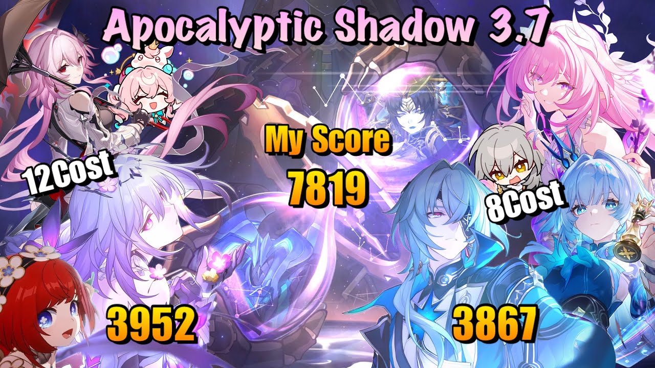 Honkai: Star Rail / Apocalyptic Shadow 3.7 My Score 7819 Castorice Team 3952 & Anaxa Team 9867