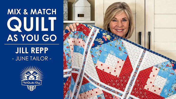 How to QUILT AS YOU GO  Mix and Match Quilt by Jun...
