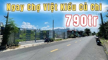 Đất Củ Chi Giá Rẻ | Chủ Ngộp Bán Gấp 790 Triệu | (6x30) Lô đất ngay chợ Việt Kiều Củ Chi