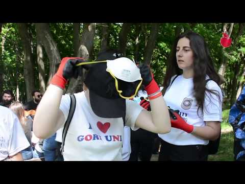 გორიჯვართან ,,კაკლიანი\" გორის უნვერსიტეტის სტუდენტებმა დაასუფთავეს