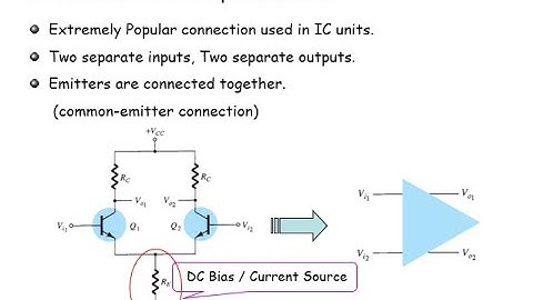 전자회로2 Ch10_2 Op-Amp.: Differential Amplifier Circuit - DC Analysis (Sec.10.2, 차동증폭기 회로, 직류해석)