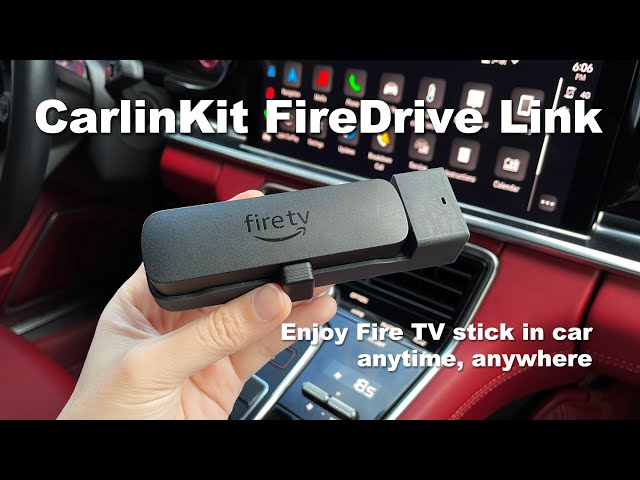 CarlinKit FireDrive Link-Use Fire TV Stick in car with CarPlay