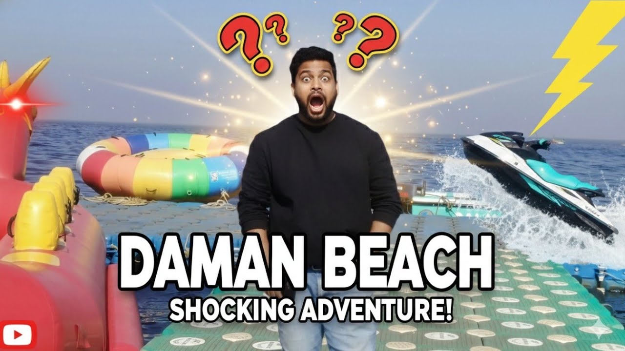 I found a MINI GOA in Gujarat! 😱 Daman Hidden Places & Nightlife | Daman Travel Vlog 