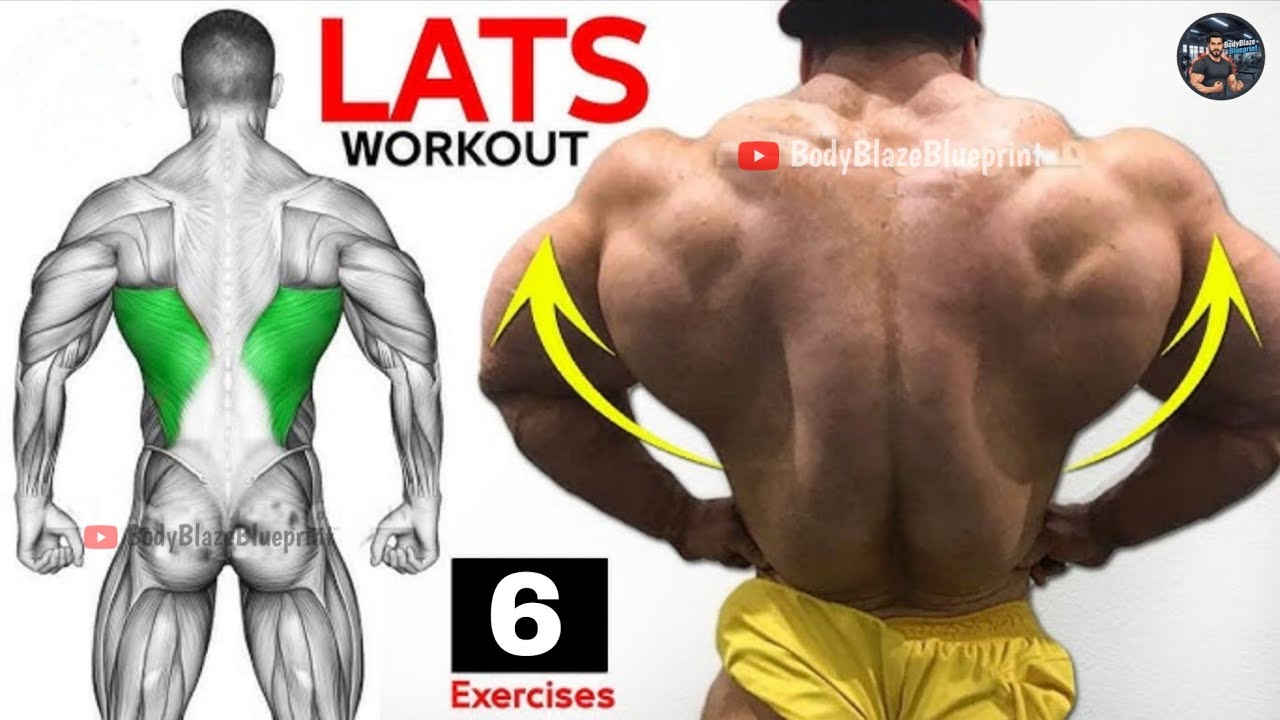 Get Wide Lats Workouts// 6 Best Exercises For Wide Lats