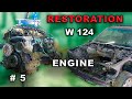 Реставрация Mercedes-Benz 124 седан (часть 5) ДВС и АКПП
