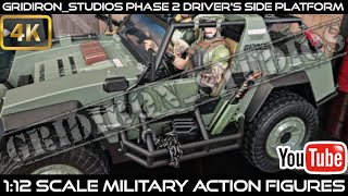 Gridiron_Studios Weapons and Accessories for 1:12 Scale: Phase 2 B23 DOOR Driver's Side Platform