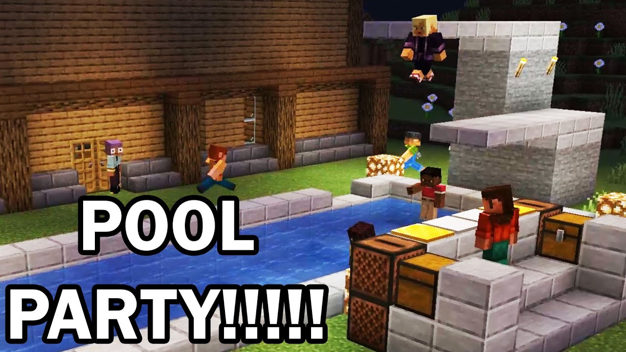 Pool Party! | Minecraft Machinima (BBS)