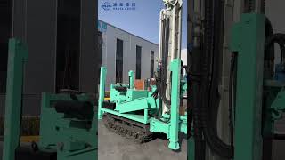 Full hydraulic control + track drive, 220A drilling rig with professional-grade configuration