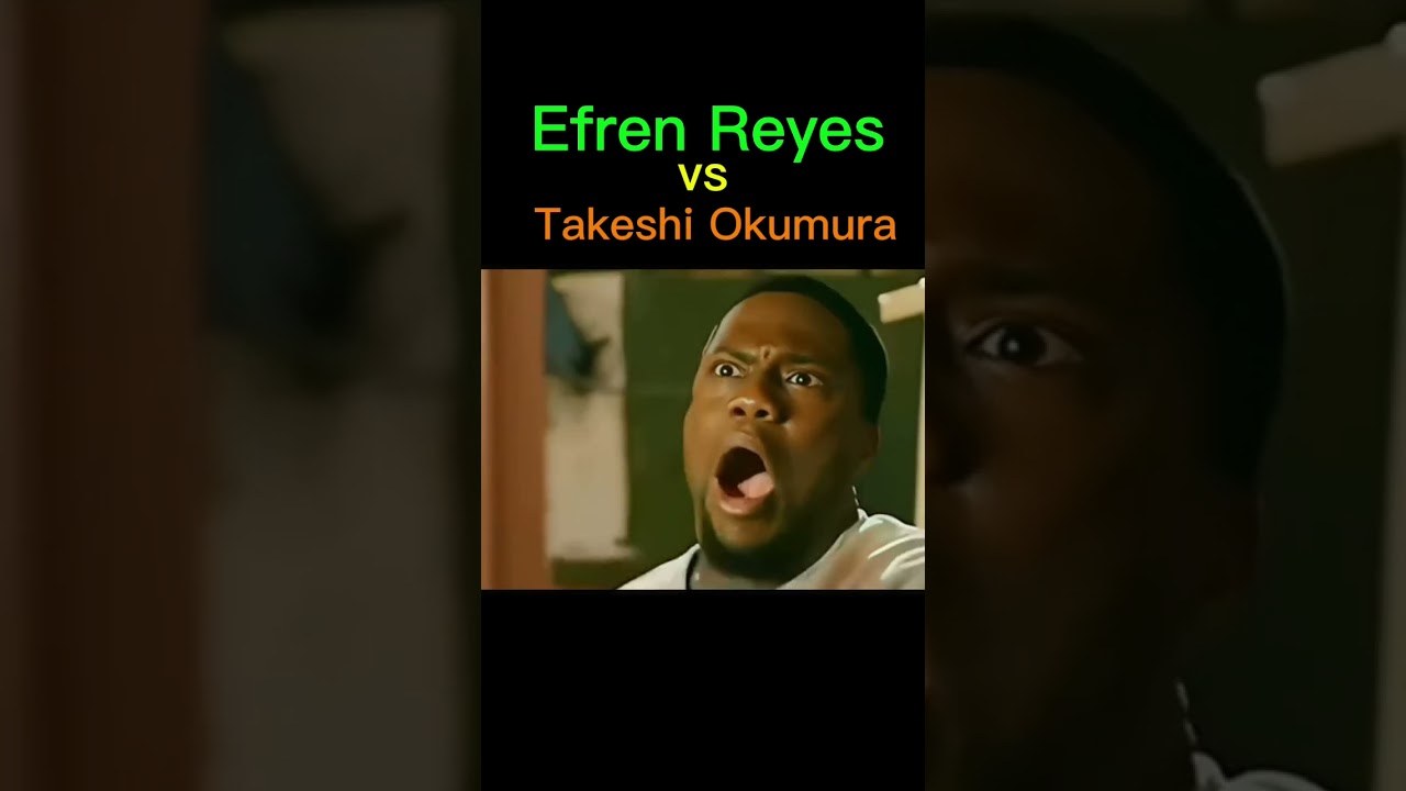 🐯 FANTASTIC  SHOT by Efren Reyes against Takeshi Okumura