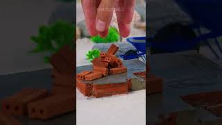 Realistic Two Storey Tiny House Build You'll Want to Watch Twice#shorts#kid#viral