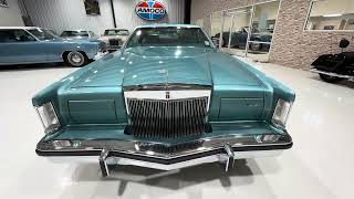 1979 Lincoln Mark V Turquoise Luxury Group Package! 11,900 Miles! STUNNING!!