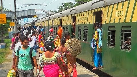 EMU (Electric multiple Unit) || Local Train || Howrah-Katwa Route || Eastern Railway
