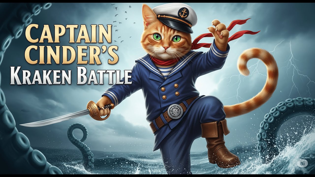 Kraken Battle! Captain Cinder vs. The Giant Beast!