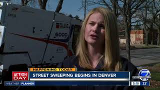 Street sweeping begins Tuesday in Denver