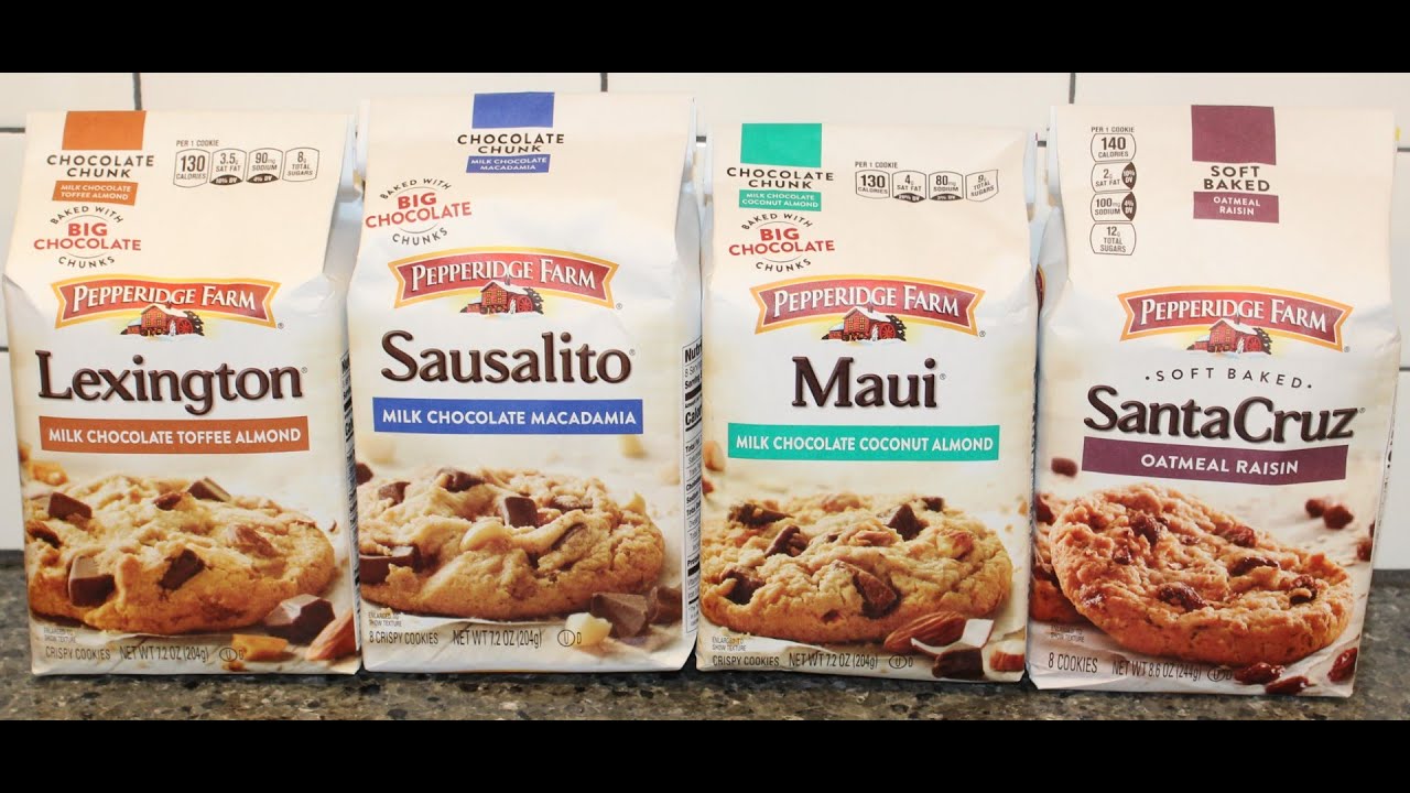 Pepperidge Farm Cookies Lexington, Sausalito, Maui & Santa Cruz Review YouTube