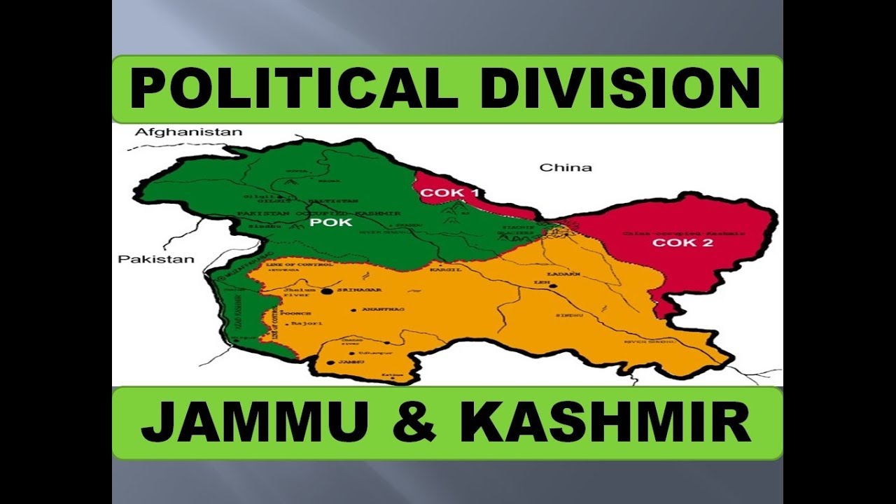 Political Division of Jammu & Kashmir(Hindi) STATIC GK Geography