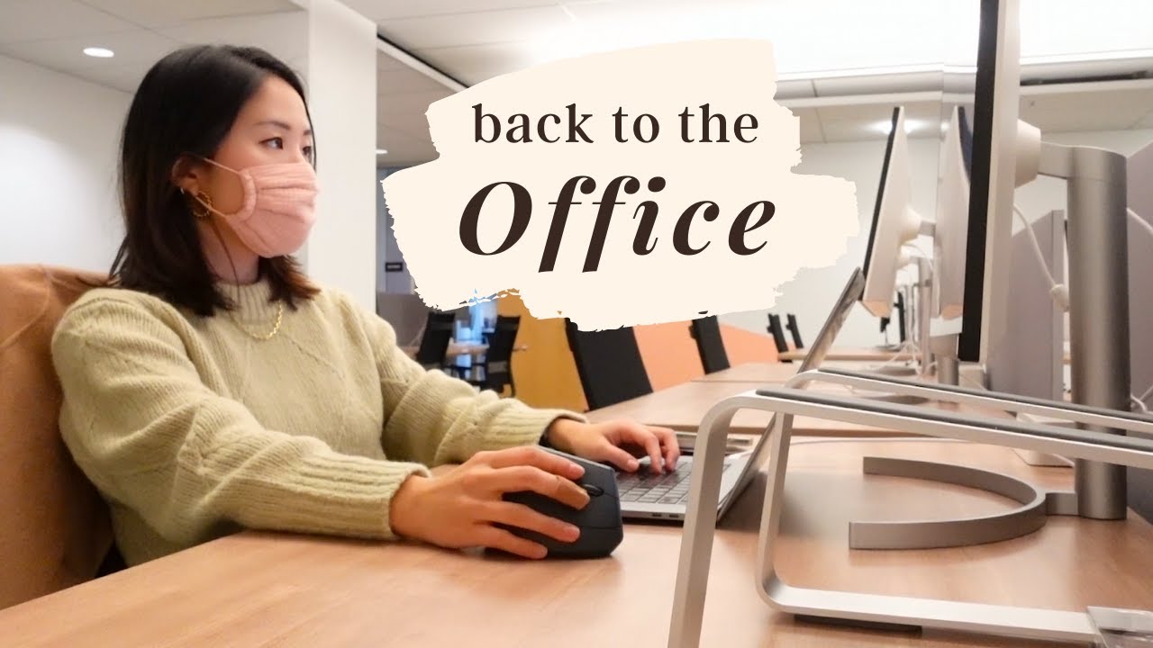 Going back to the office after covid | vlog