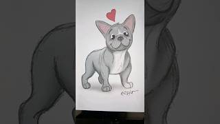 Frenchie! #art #drawing #howtodraw #frenchbulldog #puppylove #sketch #procreate #illustration #dogs