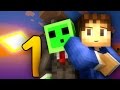 Minecraft Sky Grind #1: "CREEPER SURPRISE?!" Sky Block Let's Play w/ Woofless and Pete