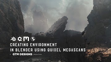Creating Environment in Blender using Quixel Megascans