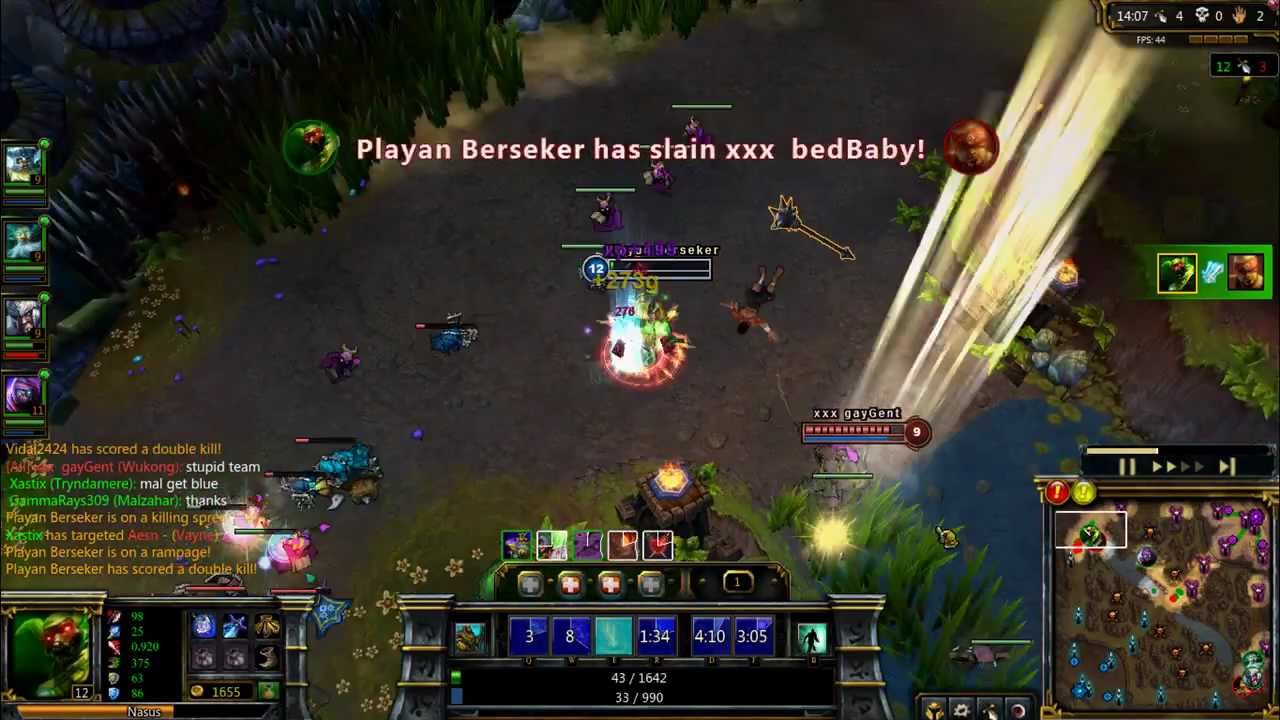 Nasus with Farm is OP